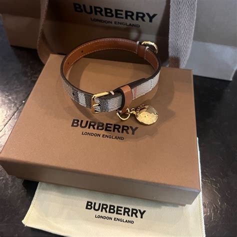 burberry animals|authentic Burberry dog collar.